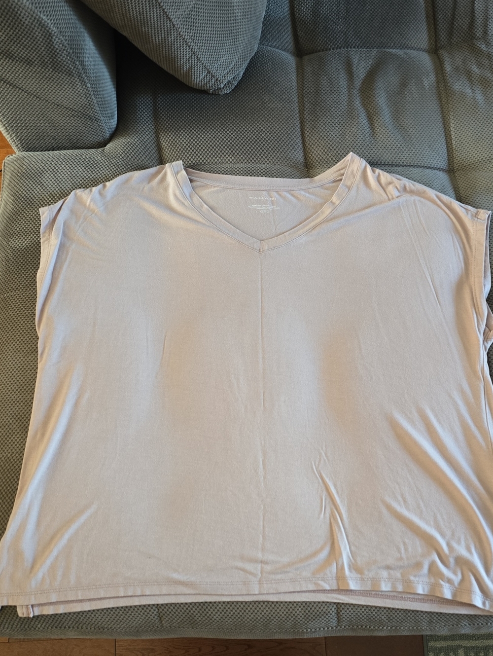 Relaxed V-Neck Womenβs Top